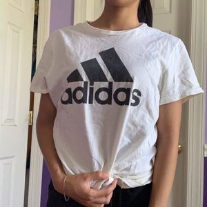 White adidas tshirt
